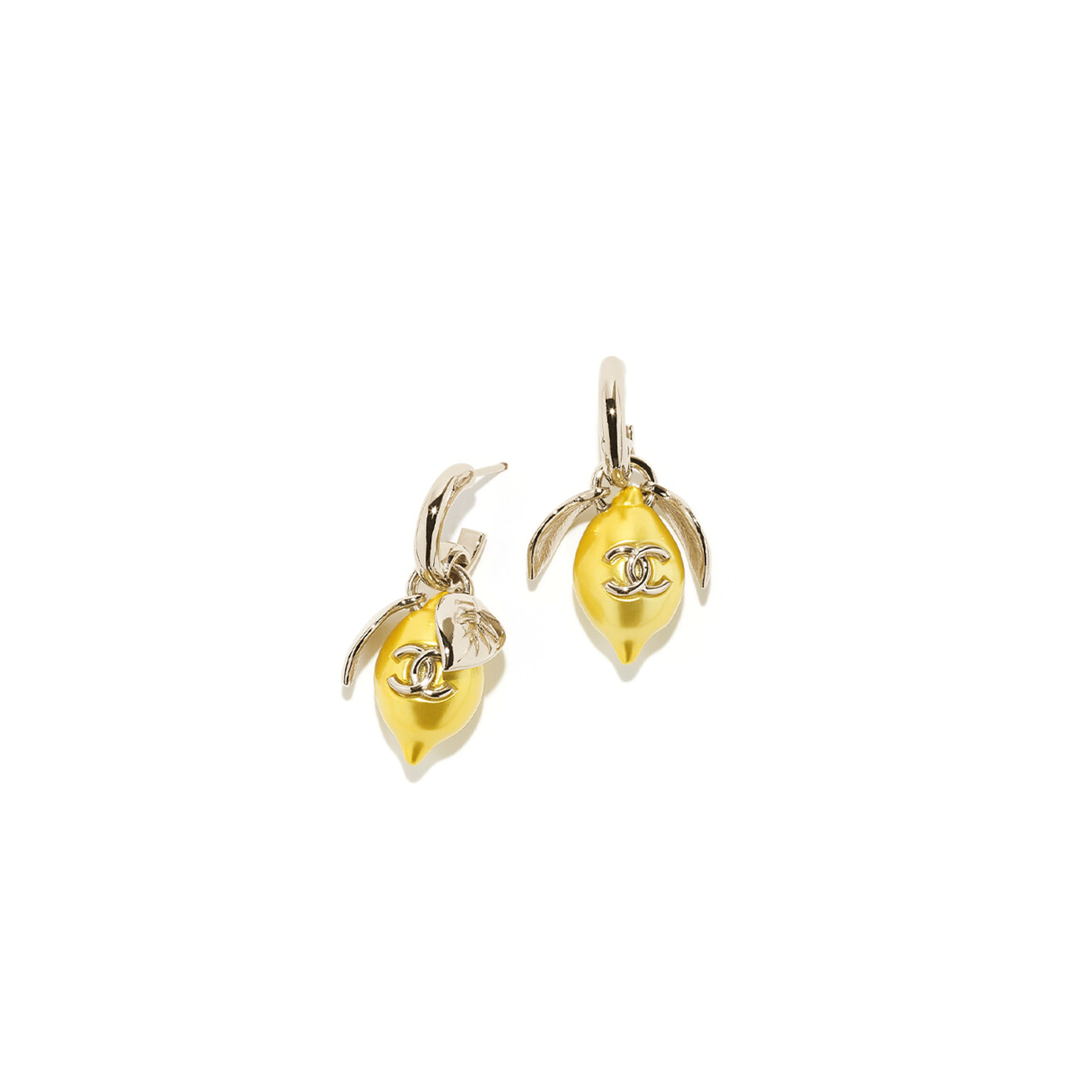 CHANEL LEMON-SHAPED EARRINGS